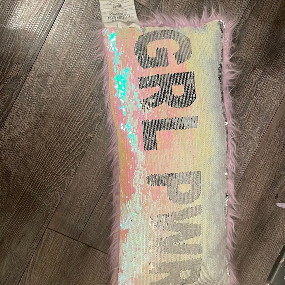 A purple pillow